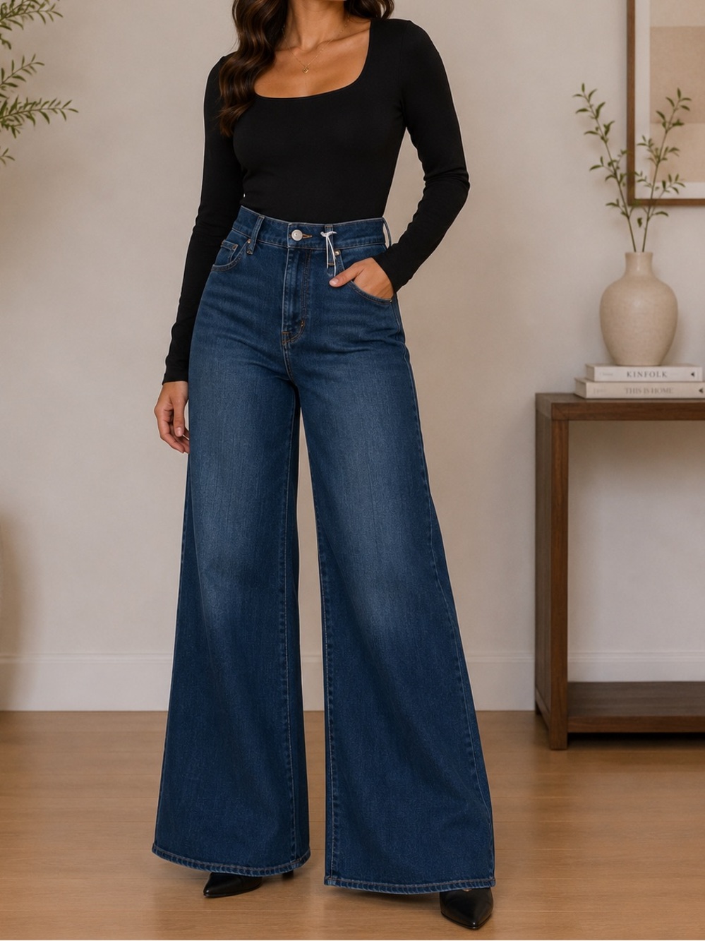 NWT! Frame Le Palazzo jeans